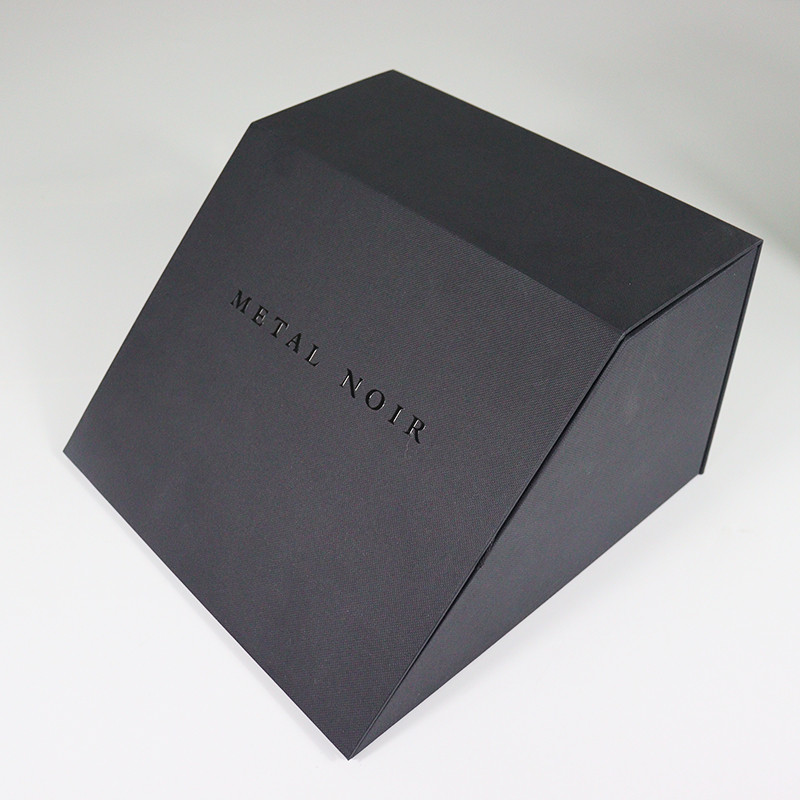 Hat Black Gift Paper Trapezium Box