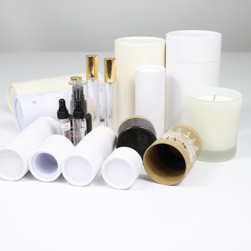 Round packaging box tube set custom (2)