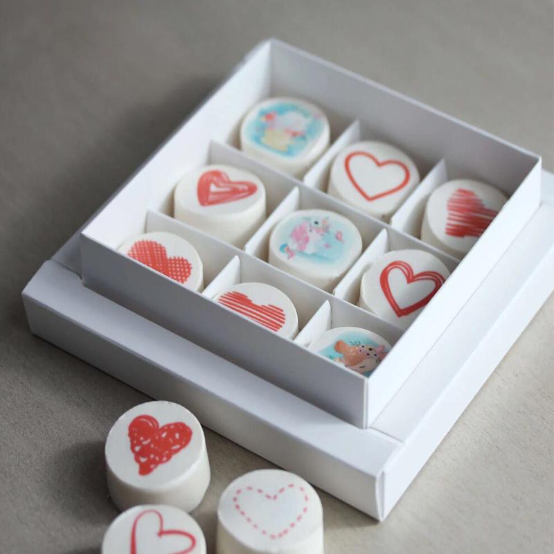 Valentine candy boxes