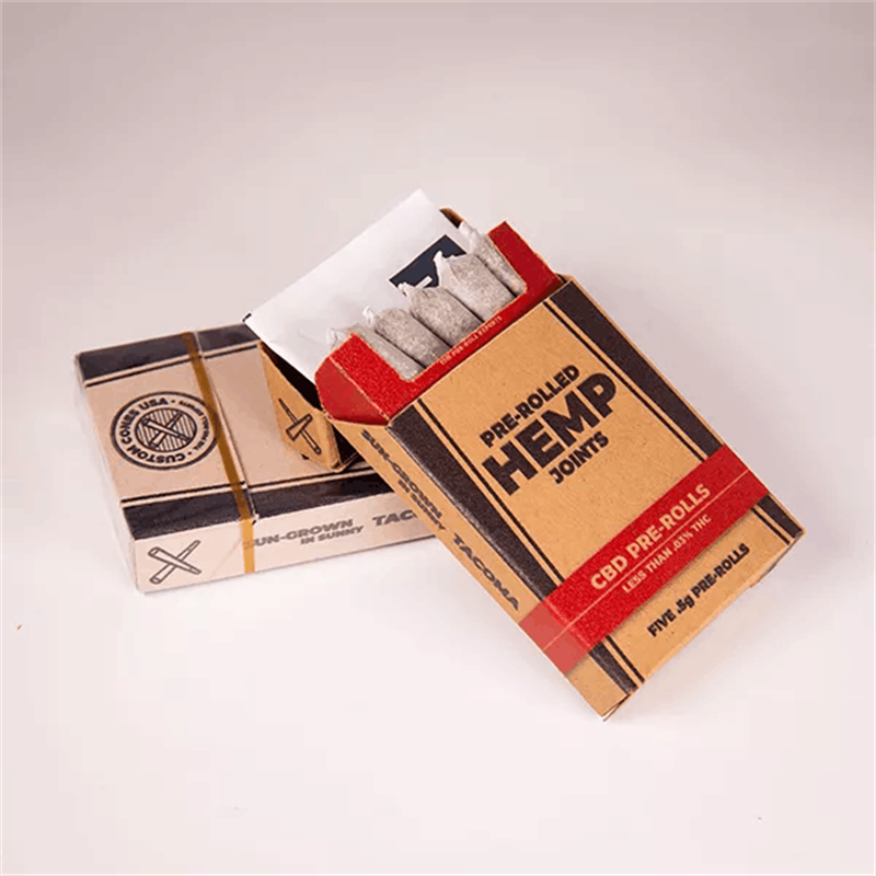 materialer av høy kvalitet Egendefinerte stive sigarettbokser (1)