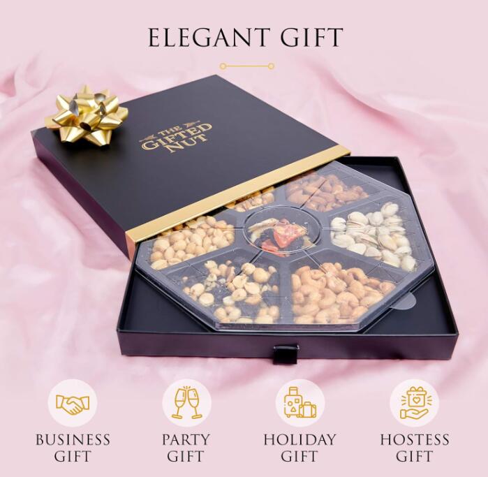 nuts gift box with drawer